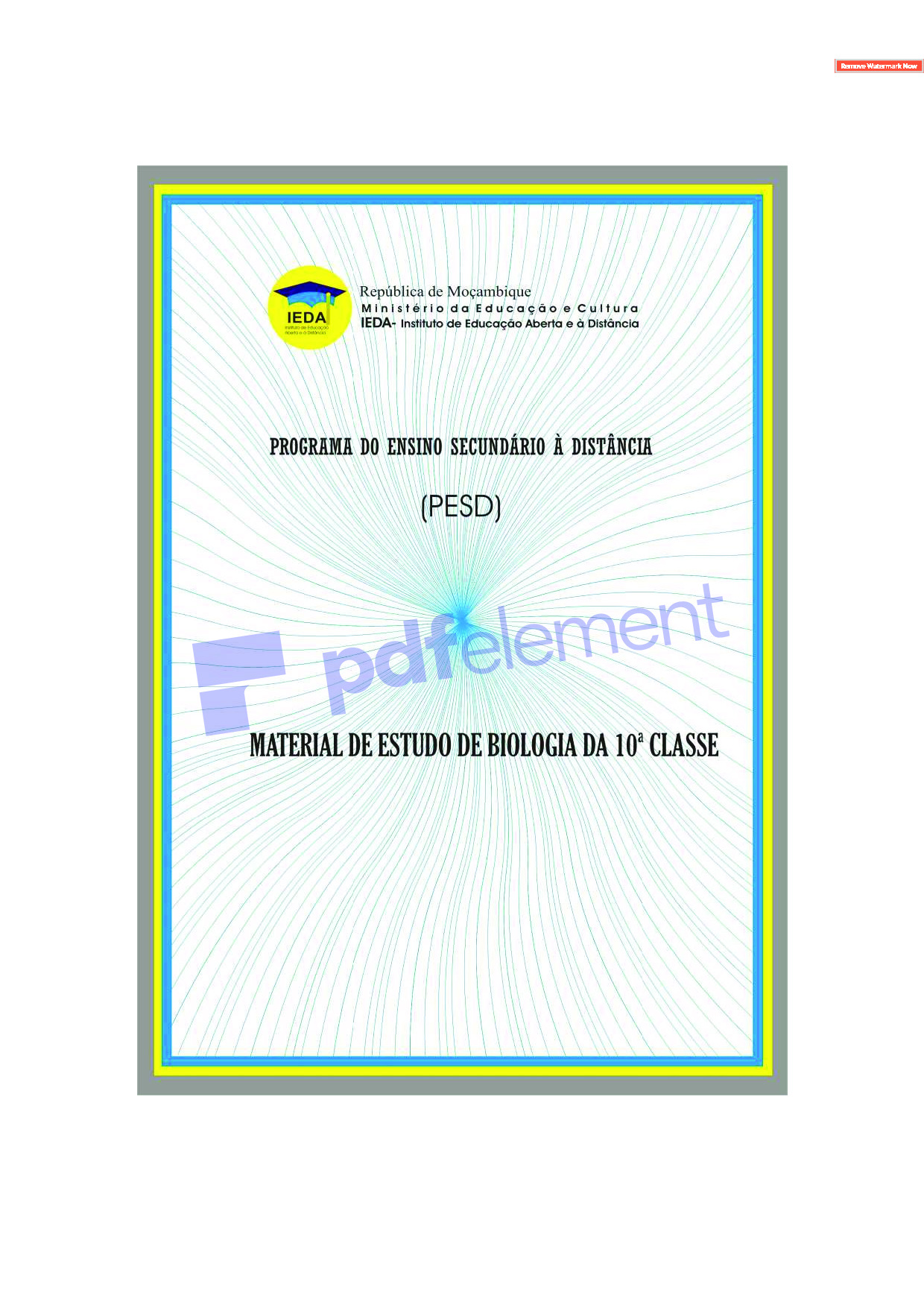 Biologia da 10ª Classe (Material de estudo do PESD Antigo – Moçambique) Modulo em PDF