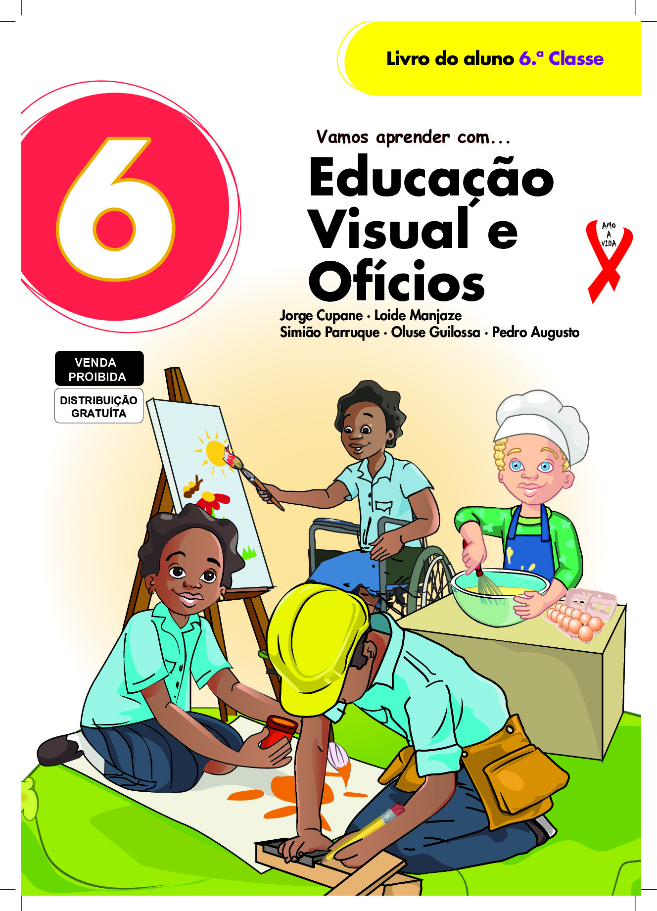 Educação Visual e Ofícios da 6ª Classe (MINEDH Moçambique 2024) Baixar Livro em PDF
