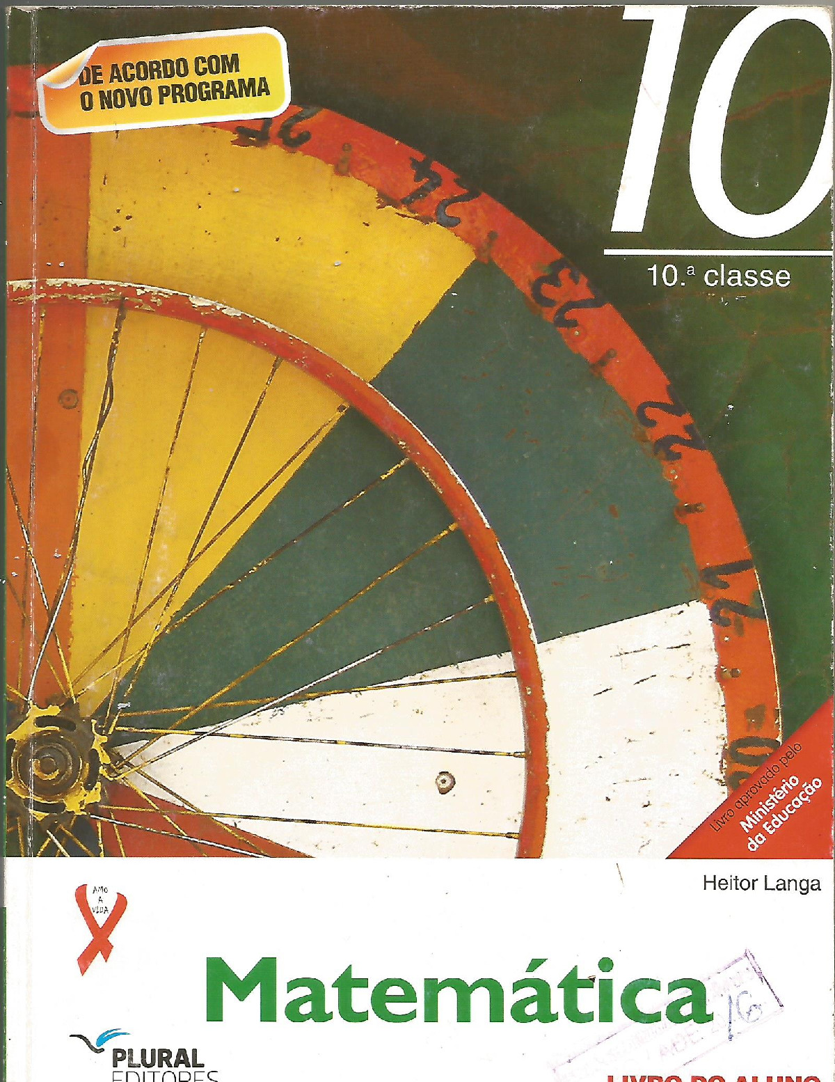 Matemática da 10ª Classe (Plural Editores – Moçambique) Baixar Livro em PDF