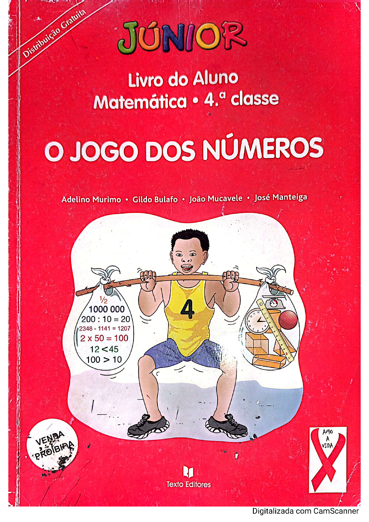 Matemática da 4ª Classe (Coleção Júnior – Texto Editores Moçambique) Baixar Livro em PDF