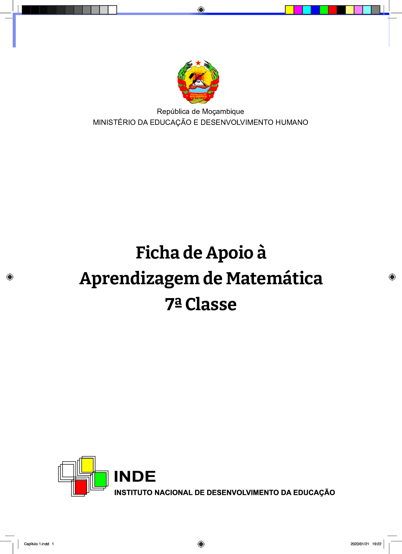 Matemática da 7ª Classe (INDE/ MEC Moçambique 2022) Baixar Livro em PDF