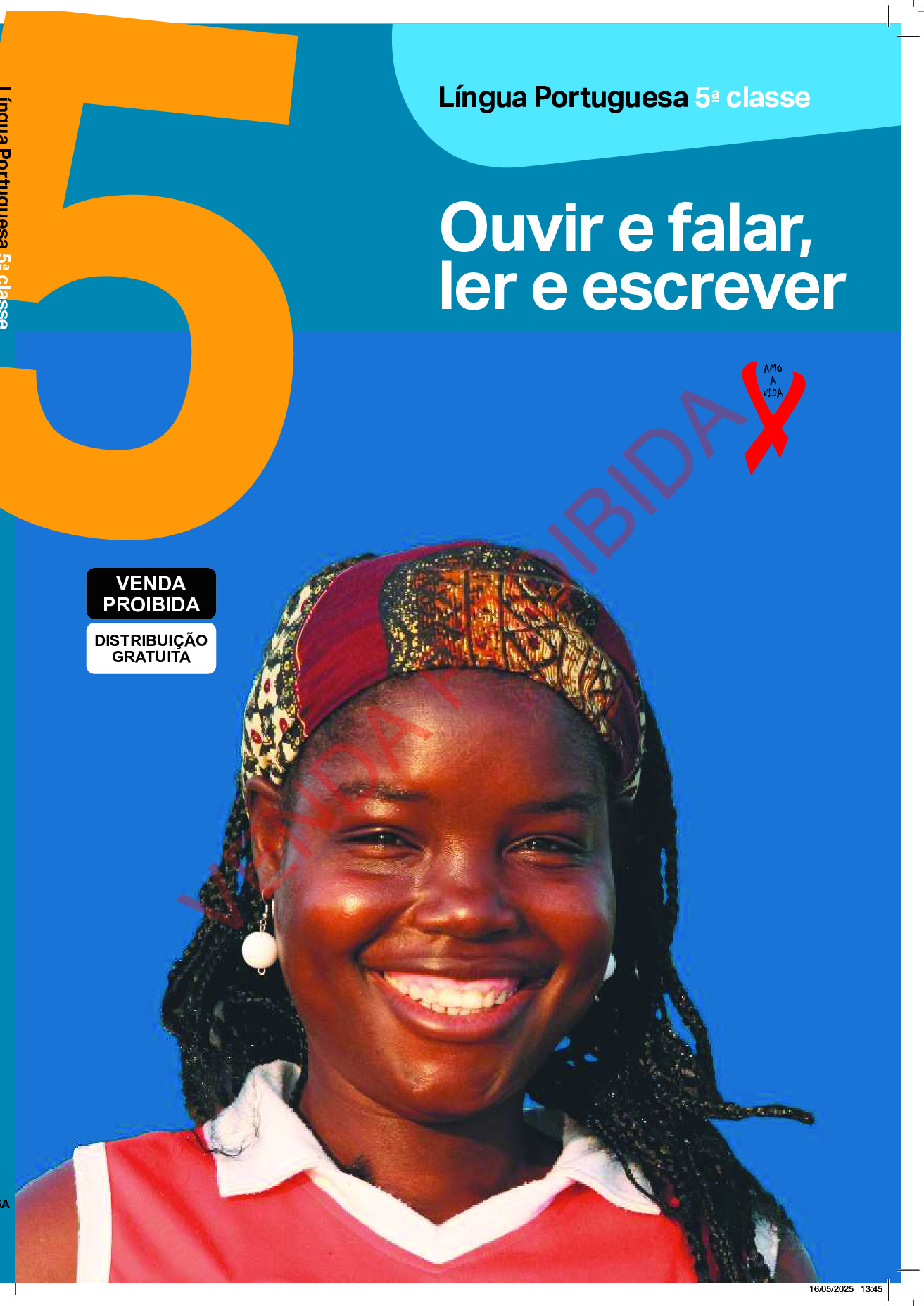 Português da 5ª Classe (Edição Revista – MEC Moçambique 2025) Baixar Livro em PDF